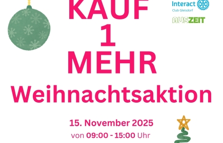Kauf 1 Mehr Weihnachtsaktion